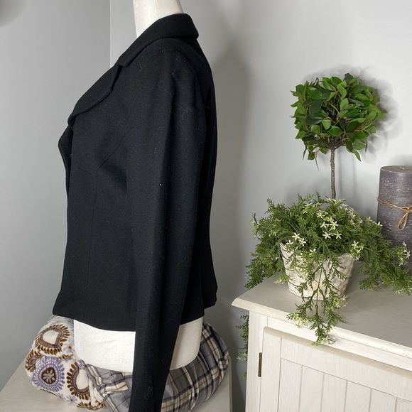 Hugo Buscati Fitted Blazer Black 10 - Picture 2 of 4